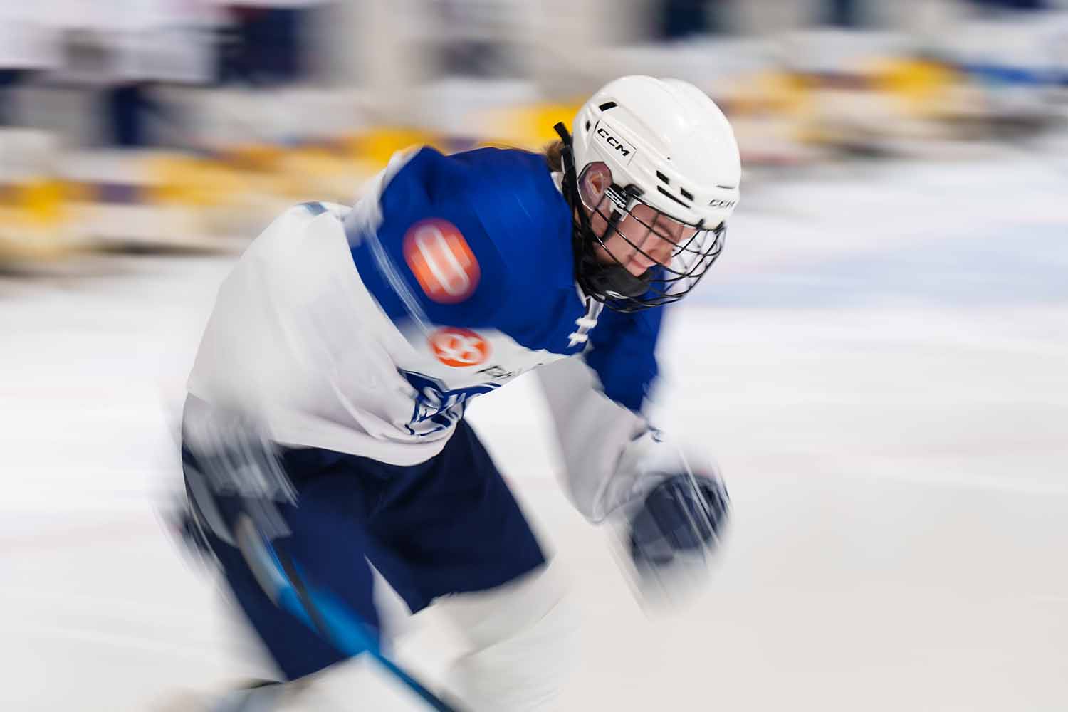 Luistelua testattiin vuoden 2024 Pohjola-leirillä.