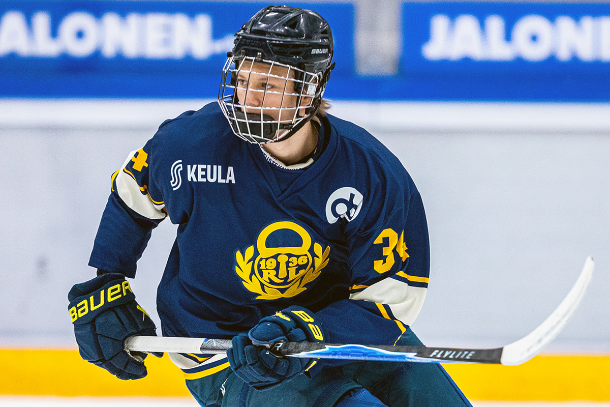 Miko Vatjus oli Lukon avainpelaajia viikonloppuna U18 SM-sarjassa.