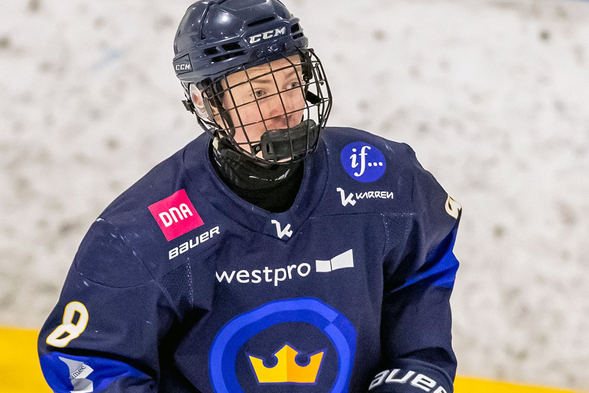 K-Espoon Juuso Fredrikson iski ratkaisun Jokereita vastaan. (Kuva: Matti Nenonen)