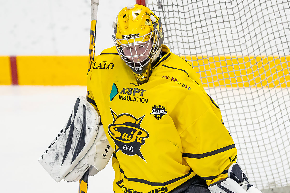 SaiPan Onni Suurkuukka torjui voiton Jokereita vastaan. (Kuva: Matti Nenonen)