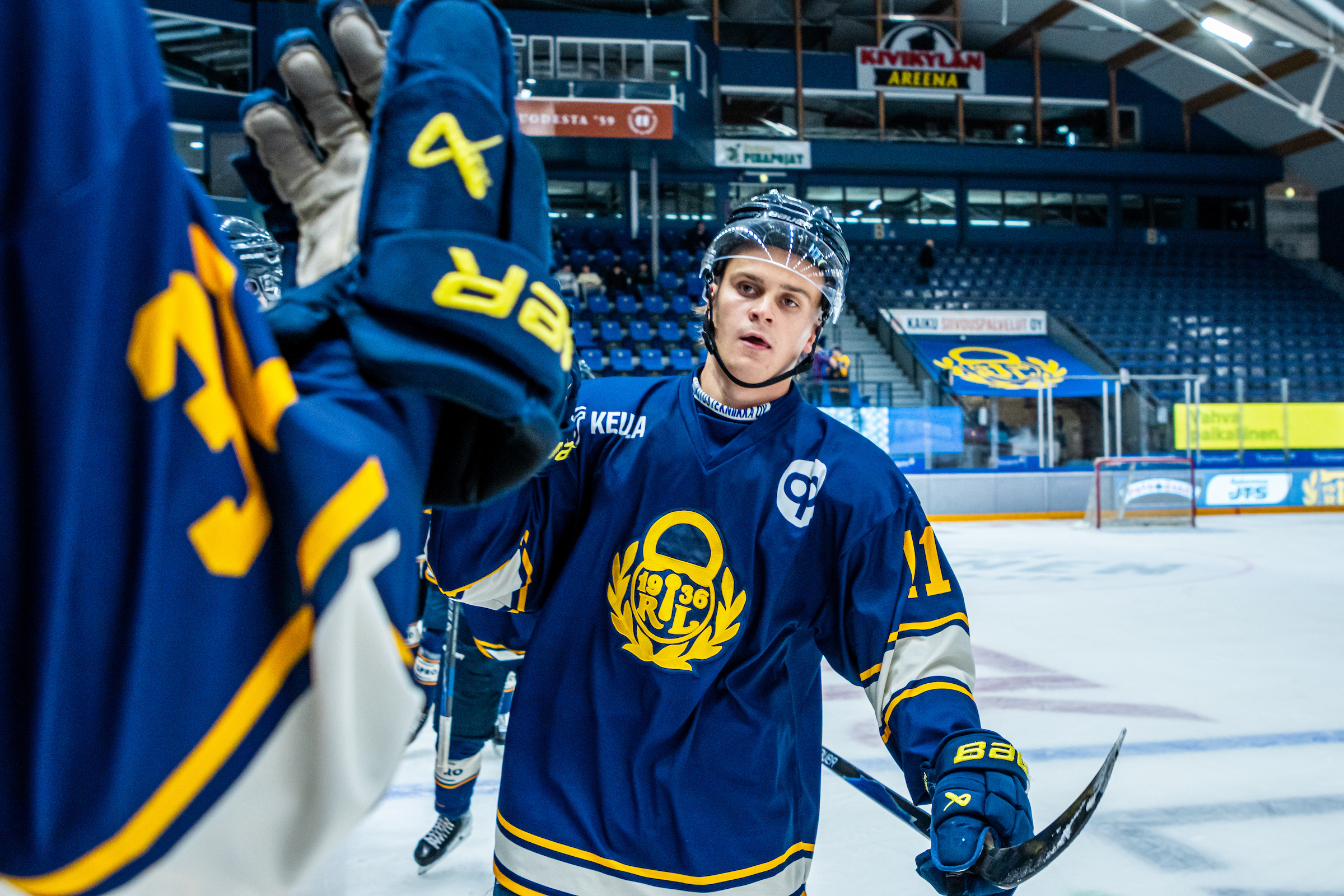 Lukon Valtteri Lehtosaaren ruuti oli kuivaa lauantain ottelussa SaiPaa vastaan.