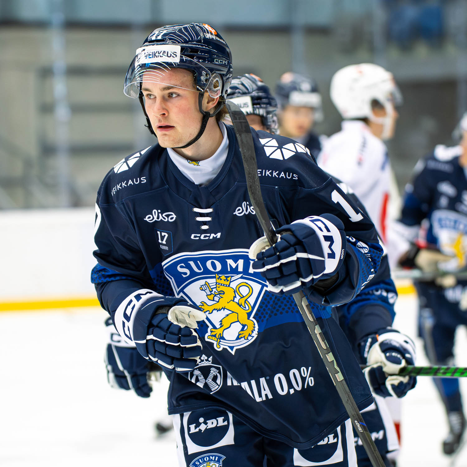 Oliver Kopiloff vastasi Nuorten Leijonien turnauksen avausmaalista.