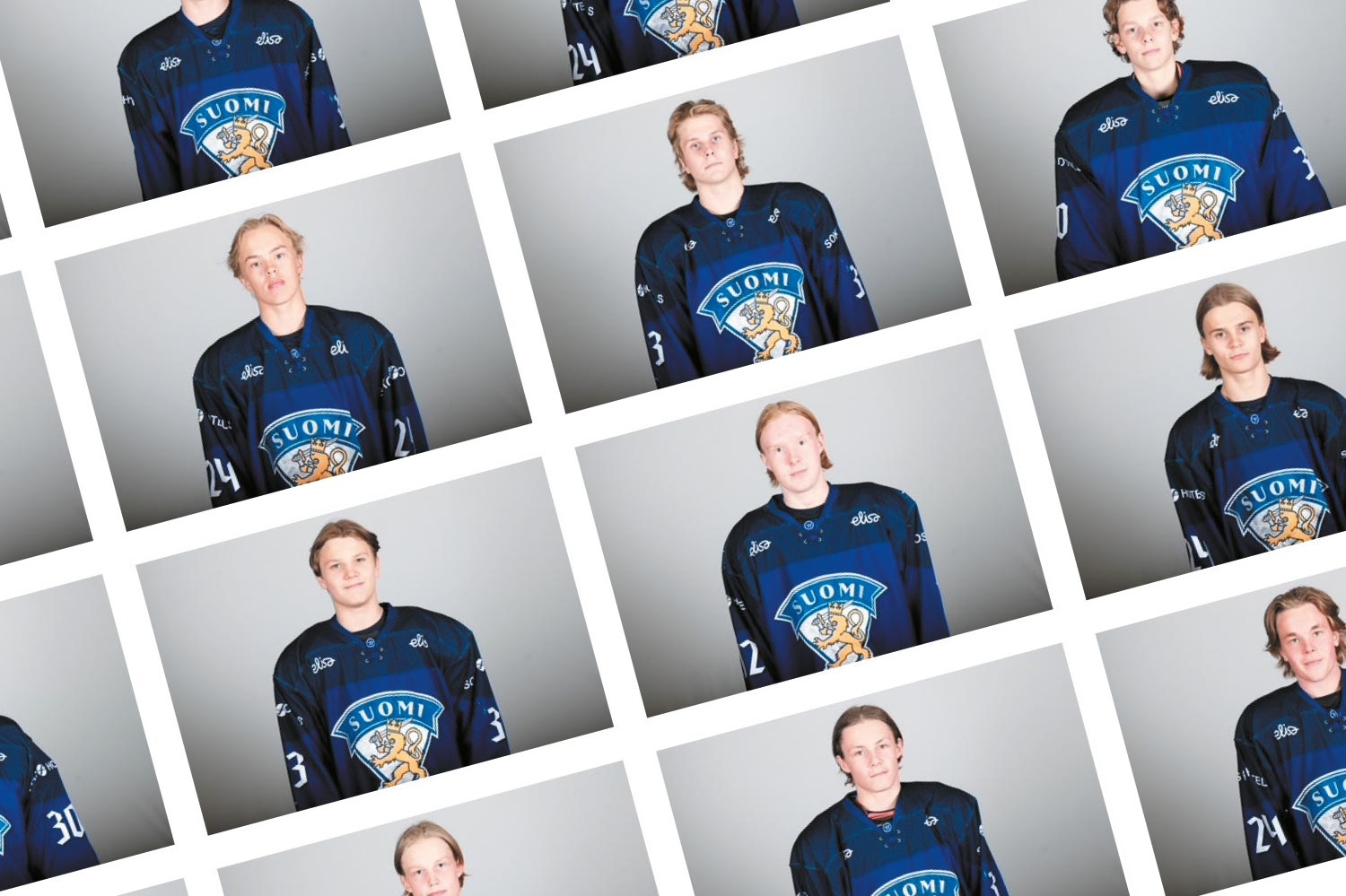 U16-maajoukkue pelaajakuvissaan – Nämä pelaajat leireilevät Vierumäellä