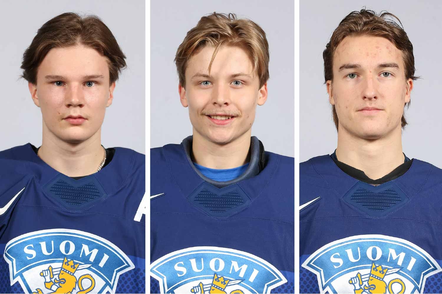 Suomen joukkueen parhaat pelaajat nuorten MM-kisoissa 2023: Heimosalmi, Lampinen, Väisänen