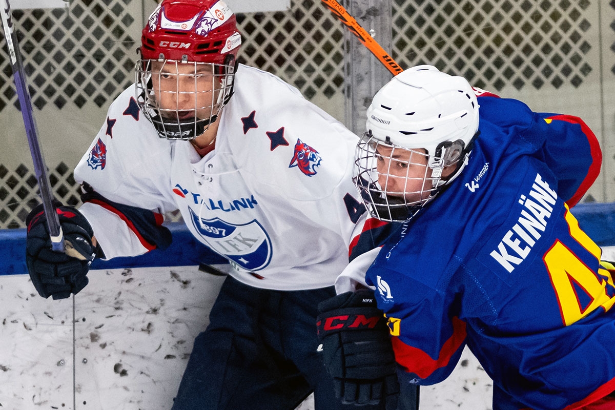 HIFK Niklas Nykyri ja Jokerien Juho Keinänen aloittavat lauantaina kamppailun U18-ikäluokan Suomen mestaruudesta.
