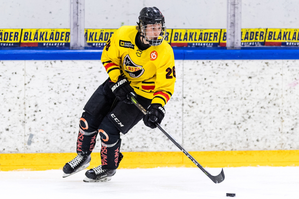 Perttu Kauhanen ratkaisi maaleillaan KalPan voiton TPS:stä lauantaina.