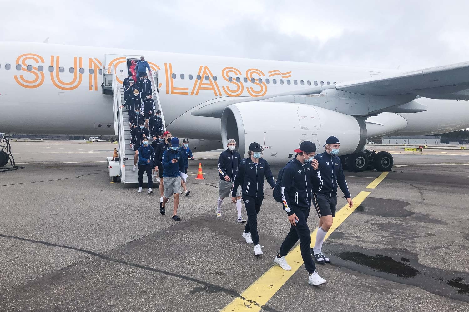 Pikkuleijonien MM-joukkue palasi lauantaiaamuna kotimaahan