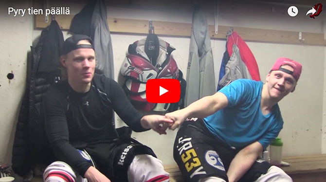 Kuvakaappaus Pyryn videosta.