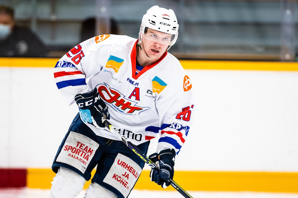  Jesse Laasosen kaksi osumaa pohjustivat JHT:n voittoa Huntersista.