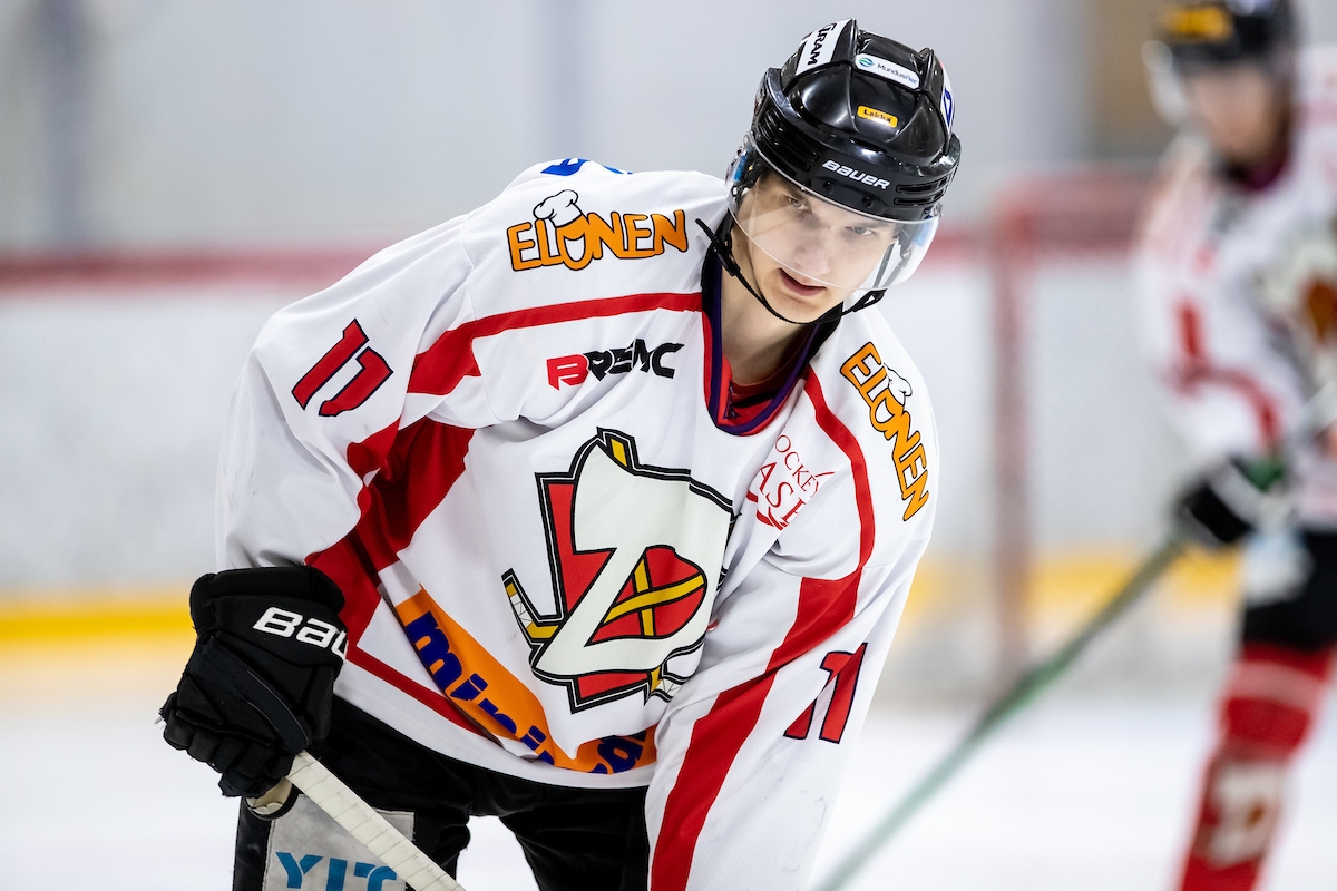 Taneli Lappalainen laukoi D-Kiekolle kaksi maalia Nokialla.