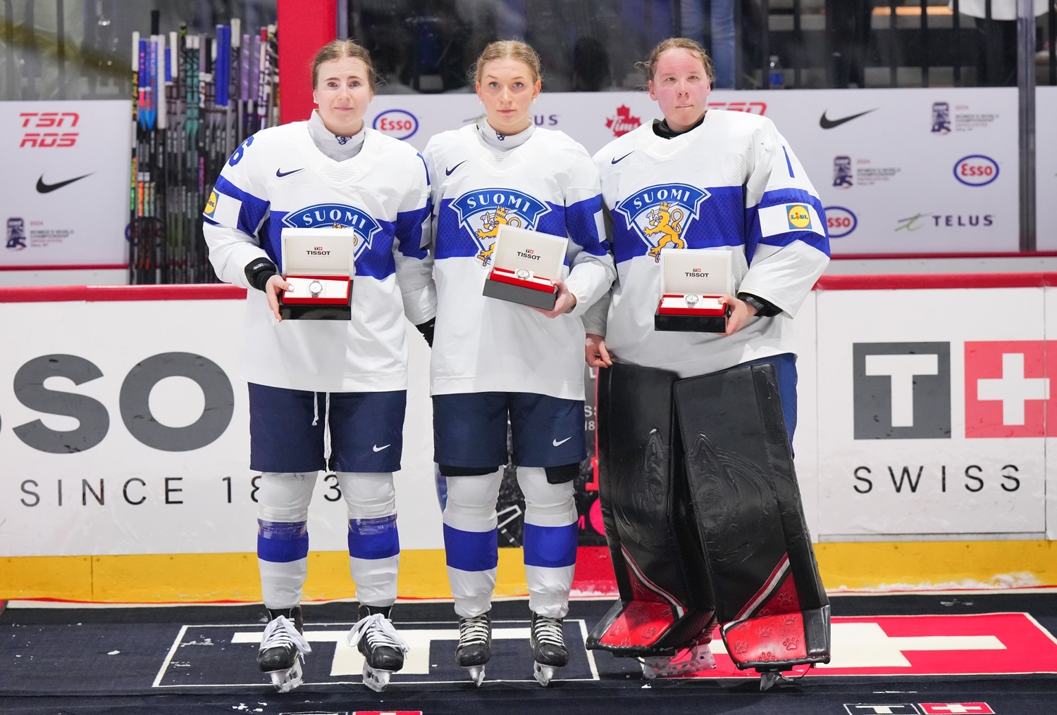 Ahola, Laitinen ja Nieminen muodostavat Naisleijonien tähtikolmikon