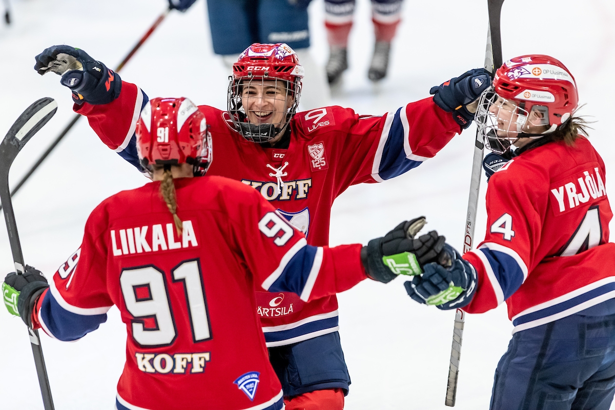 Naisten Liiga: HIFK murskaava ensimmäisessä loppuottelussa