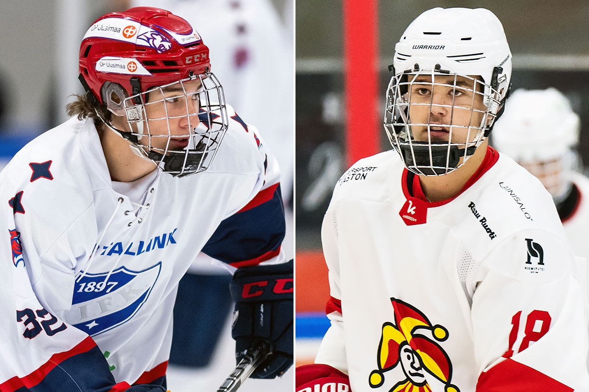HIFK:n Jonatan Hirschovits-Gerz ja Jokerien Renny Tainio ovat onnistuneet maalinteossa molemmissa finaalipeleissä.