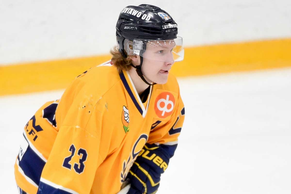 Matias Lainio pelasi erinomaisen kauden Nuorten SM-liigassa.