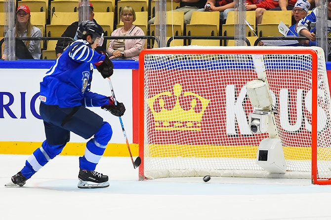 Sebastian Aho MM-kisojen maalikuningas yhdeksällä täysosumallaan