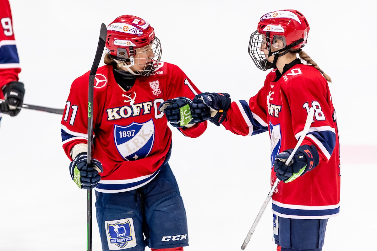 Naisten Liiga: HIFK enää voiton päässä Suomen mestaruudesta