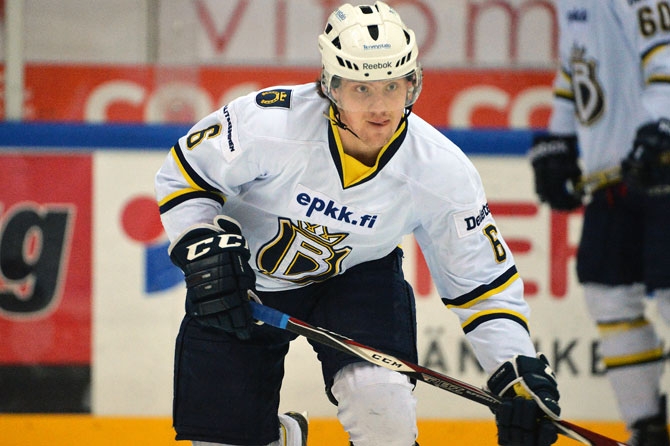 Teemu Pulkkinen oli Bluesin tehokkain pelaaja.