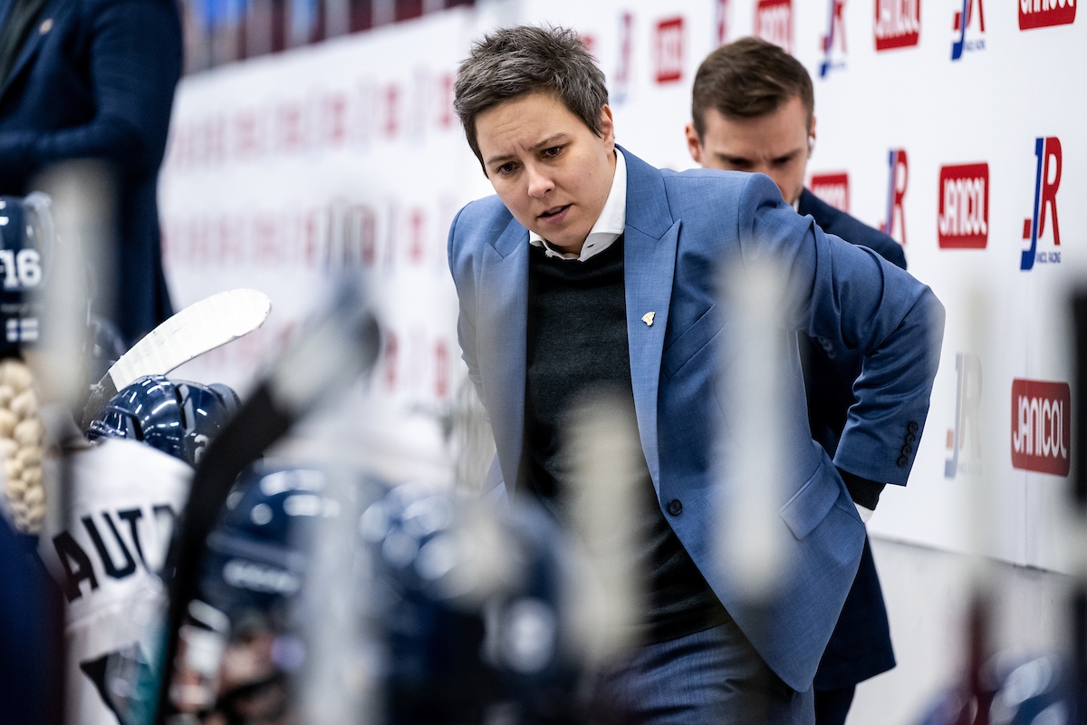 Suomen päävalmentaja Mira Kuisma oli tyytyväinen pelaajiensa periksiantamattomuuteen.