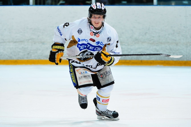 Kärppien Sami Anttila teki kaksi maalia viimeisessä finaaliottelussa.