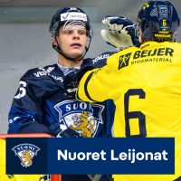 Kuvasarja: Juniorkronorna liian vahva Nuorille Leijonille – 30 laukausta Ruotsi-pelistä