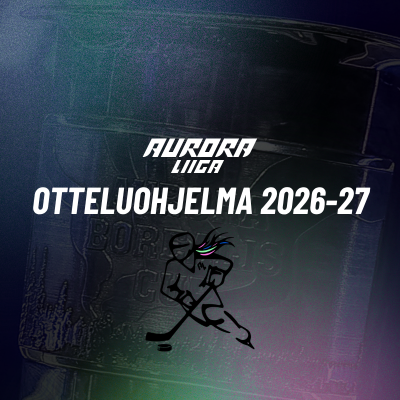 Näin Auroraliigassa pelataan kaudella 2026-27 – Uusi kausi käynnistyy 12. syyskuuta