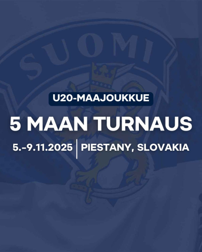 U20 Nuorten Leijonien Slovakian-turnauksen 2025 ohjelma, tulokset, kokoonpanot, tilastot...