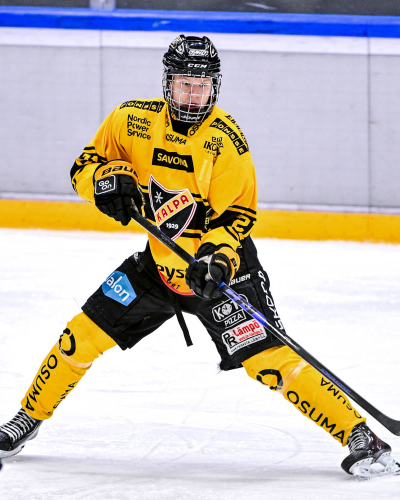 KalPan Rasmus Miilunpohja nimettiin U20 SM-sarjan lokakuun parhaaksi nuoreksi pelaajaksi