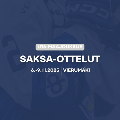 U16 Saksa-otteluiden ohjelma, tulokset, kokoonpanot, tilastot... 
