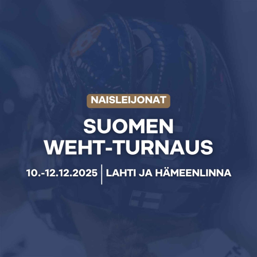 Naisleijonien Suomen WEHT-turnauksen 2025 ohjelma, tulokset, videot, kokoonpanot, tilastot...