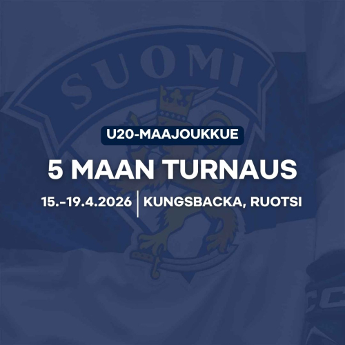 U20 Nuorten Leijonien Ruotsin-turnauksen 2026 ohjelma, tulokset, kokoonpanot, tilastot...