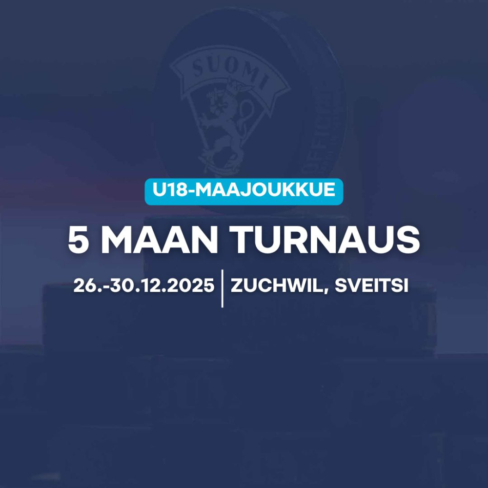 U18 Pikkuleijonien Sveitsin-turnauksen 2025 ohjelma, tulokset, kokoonpanot, tilastot...
