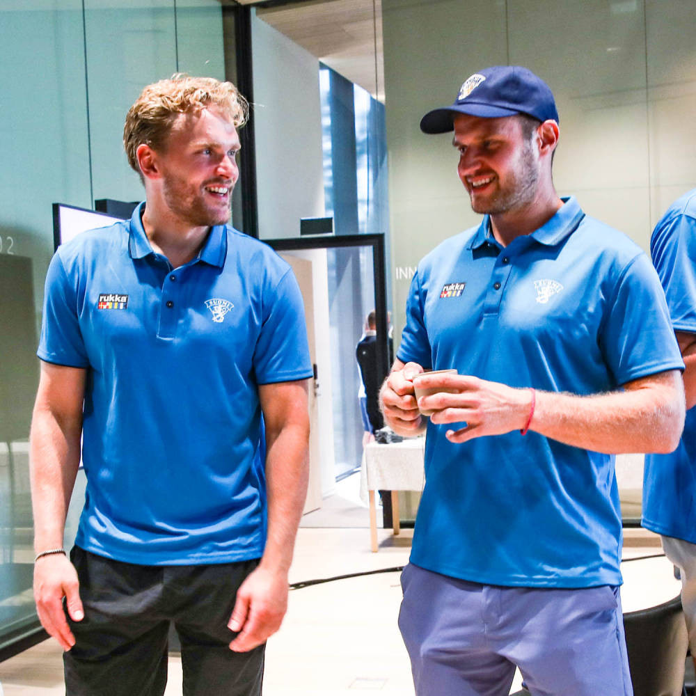 Suomalaiset NHL-tähdet aloittivat olympiavalmistelunsa – Runsaasti kuvia Kuusisaaresta