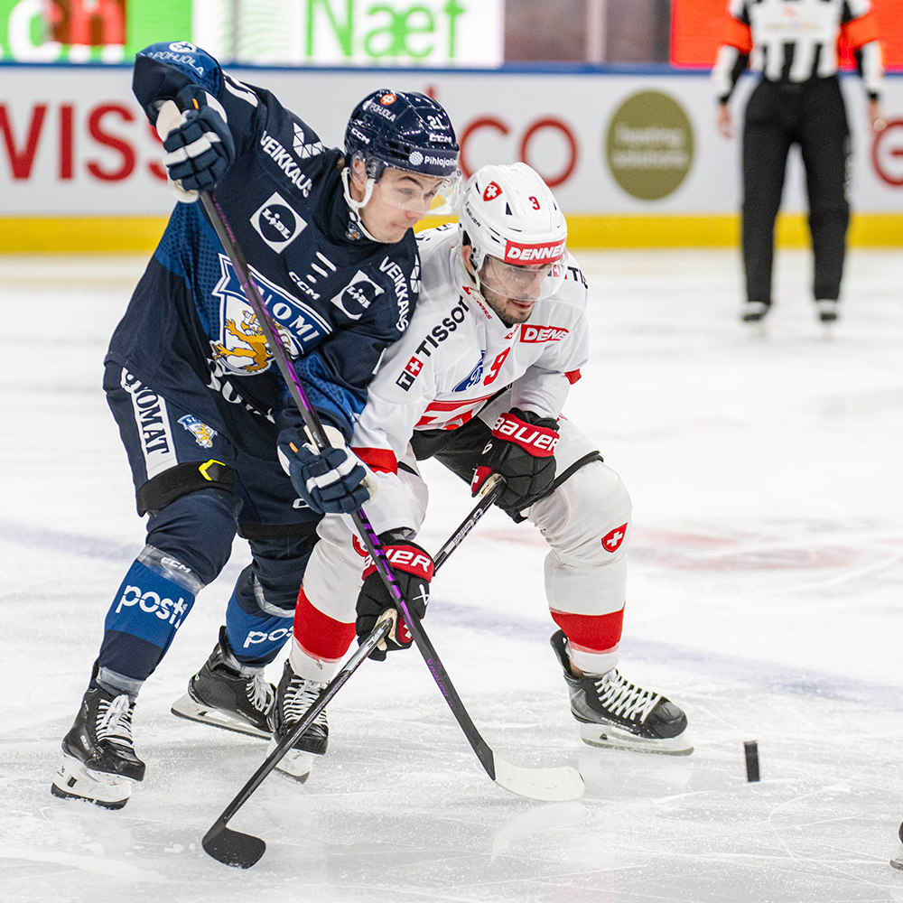 Suomi päätti Sveitsin EHT:n jatkoaikavoittoon kotijoukkue Sveitsistä - Maalikooste