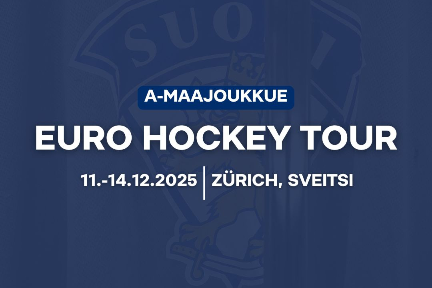 A-maajoukkueen Swiss Ice Hockey Games -turnauksen 2025 ohjelma, tulokset, maalikoosteet, taulukko, tilastot...