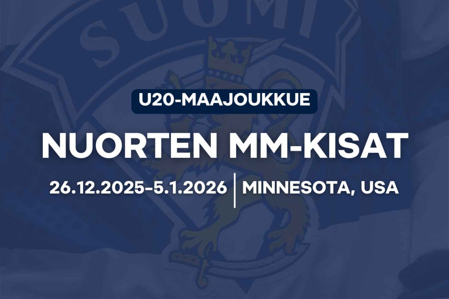 Nuorten MM-kisojen 2026 ohjelma, tulokset, kokoonpanot, tilastot... 