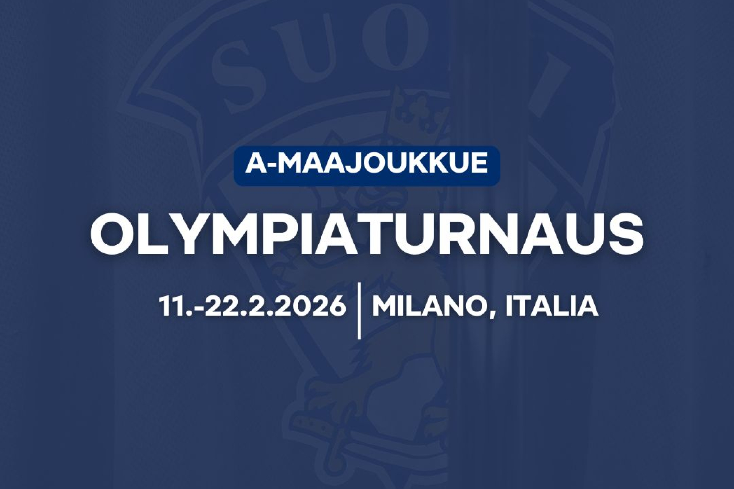 Miesten olympiaturnauksen 2026 ohjelma, tulokset, kokoonpanot, tilastot... 