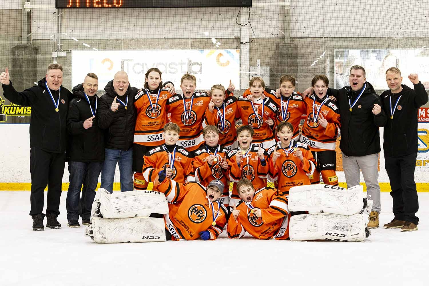 HPK Oranssin juhlat U13 AAA:n kakkoslohkossa