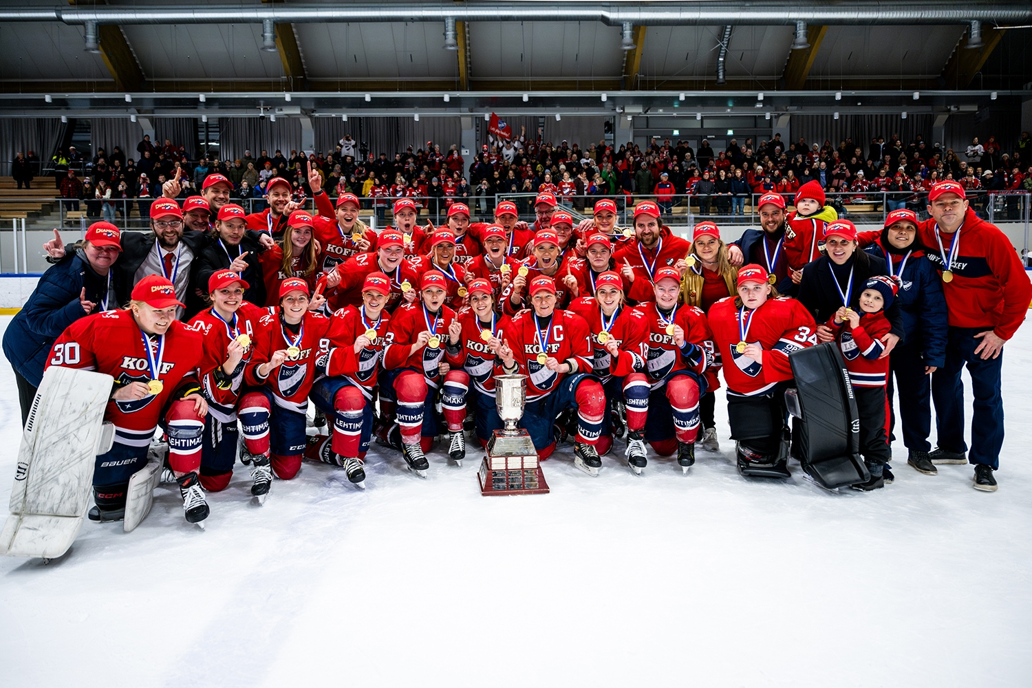 Helsingin IFK juhlii Naisten Liigan mestaruutta – Katso video!