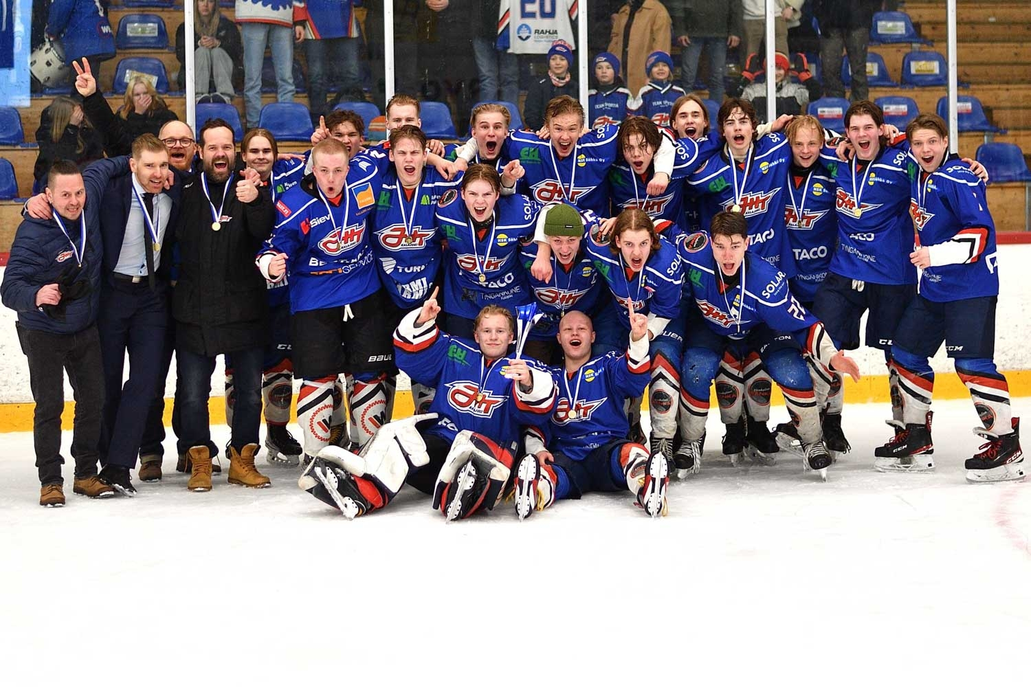 U19 II-divisioonan mitalikuvat: JHT, Titaanit/KY80, LuKi