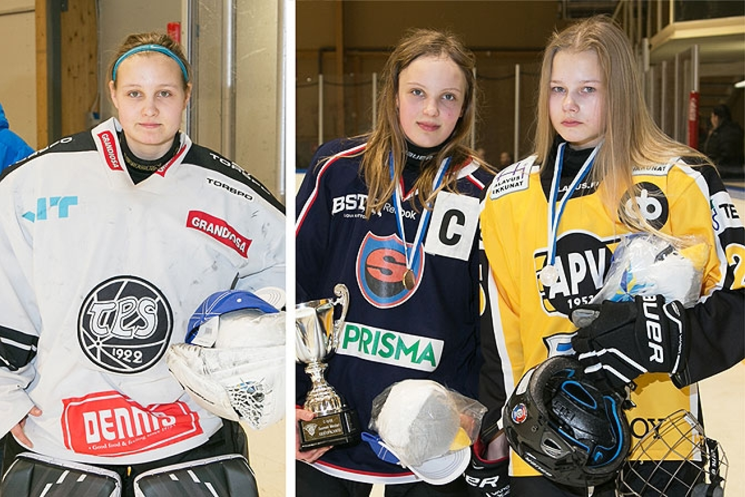 Heidät palkittiin parhaina pelaajina C-tyttöjen SM-turnauksessa!