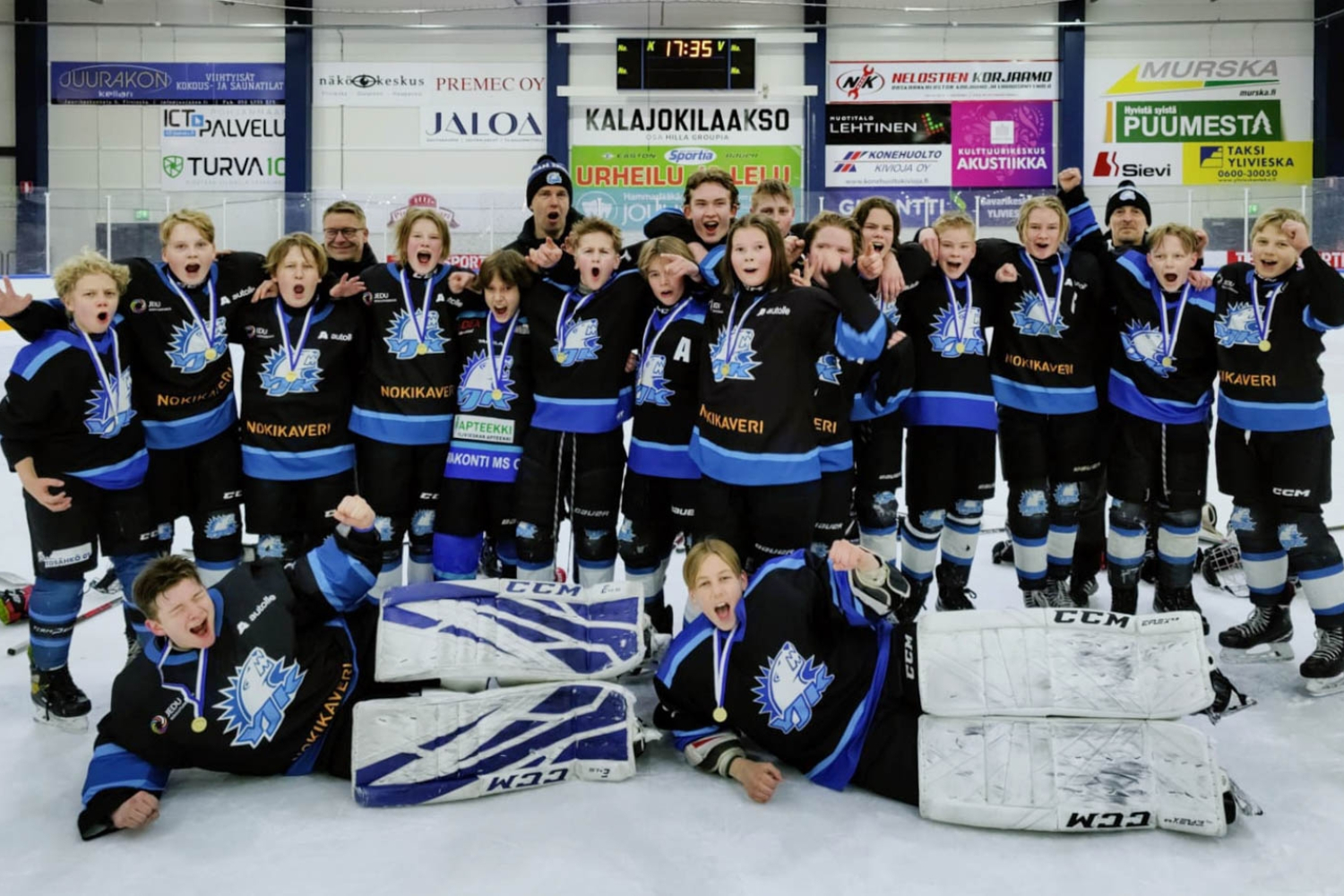 U14 AA lohko 7:n mestari: YJK M!
