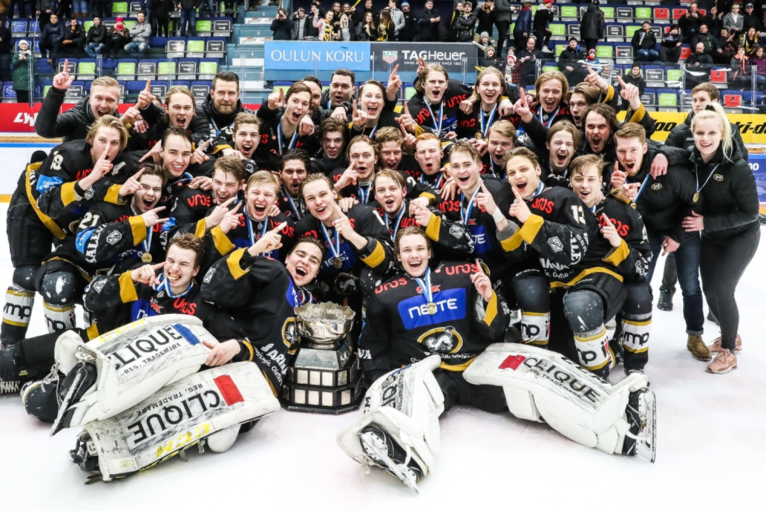 Kärpät voitti Nuorten SM-liigan mestaruuden – Finaalisarja poikki suoraan kolmessa ottelussa