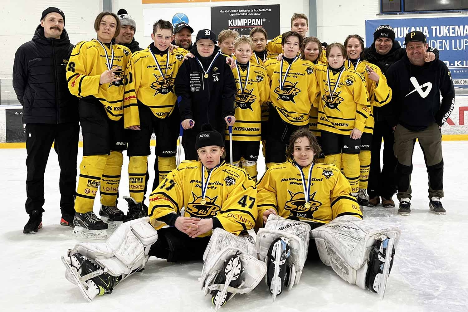 SaiPa Toret voitokas U14 AA:n neloslohkossa