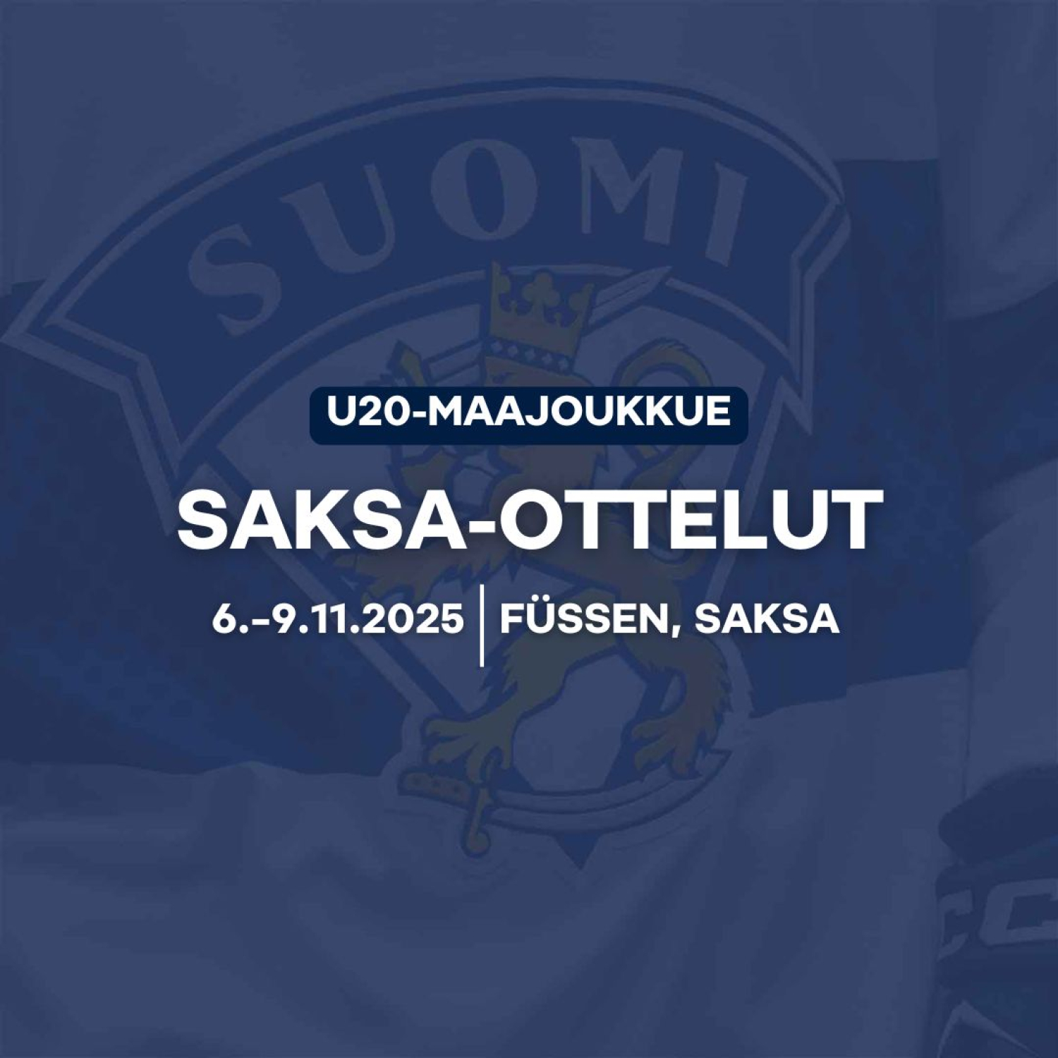 U20 haastajajoukkueen Saksa-otteluiden 2025 ohjelma, tulokset, kokoonpanot, tilastot...