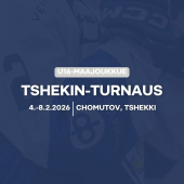 U16:n Tshekin-turnauksen ohjelma, tulokset, kokoonpanot, tilastot... 