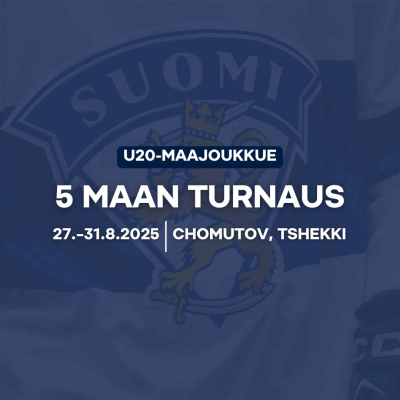 U20 Nuorten Leijonien Tshekin-turnauksen 2025 ohjelma, videot, tulokset, videot, kokoonpanot, tilastot...