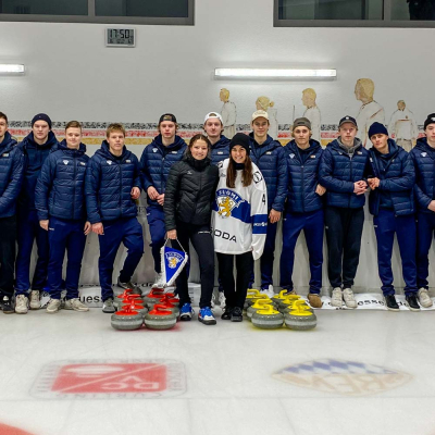 Miten sujui Nuorilta Leijonilta curling? Kiekko vaihtui kiveen välipäivänä