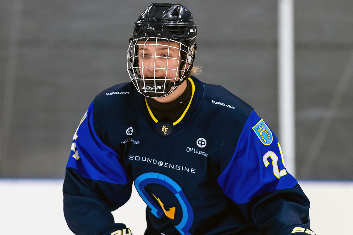 Noel Pakarinen kirjasi viikonlopun peleissään yhteispisteet 3+2. (Kuva: Riku Laukkanen)