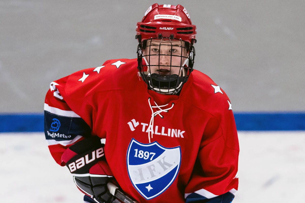 HIFK:n Aaron Santala on ollut karsintalohko 1:n paras pistemies. (Kuva: Riku Laukkanen)