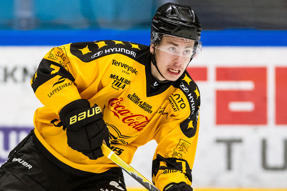 SaiPan Vertti Svensk oli tehokkaalla pelipäällä perjantaina RoKia vastaan. (Kuva: Riku Laukkanen)